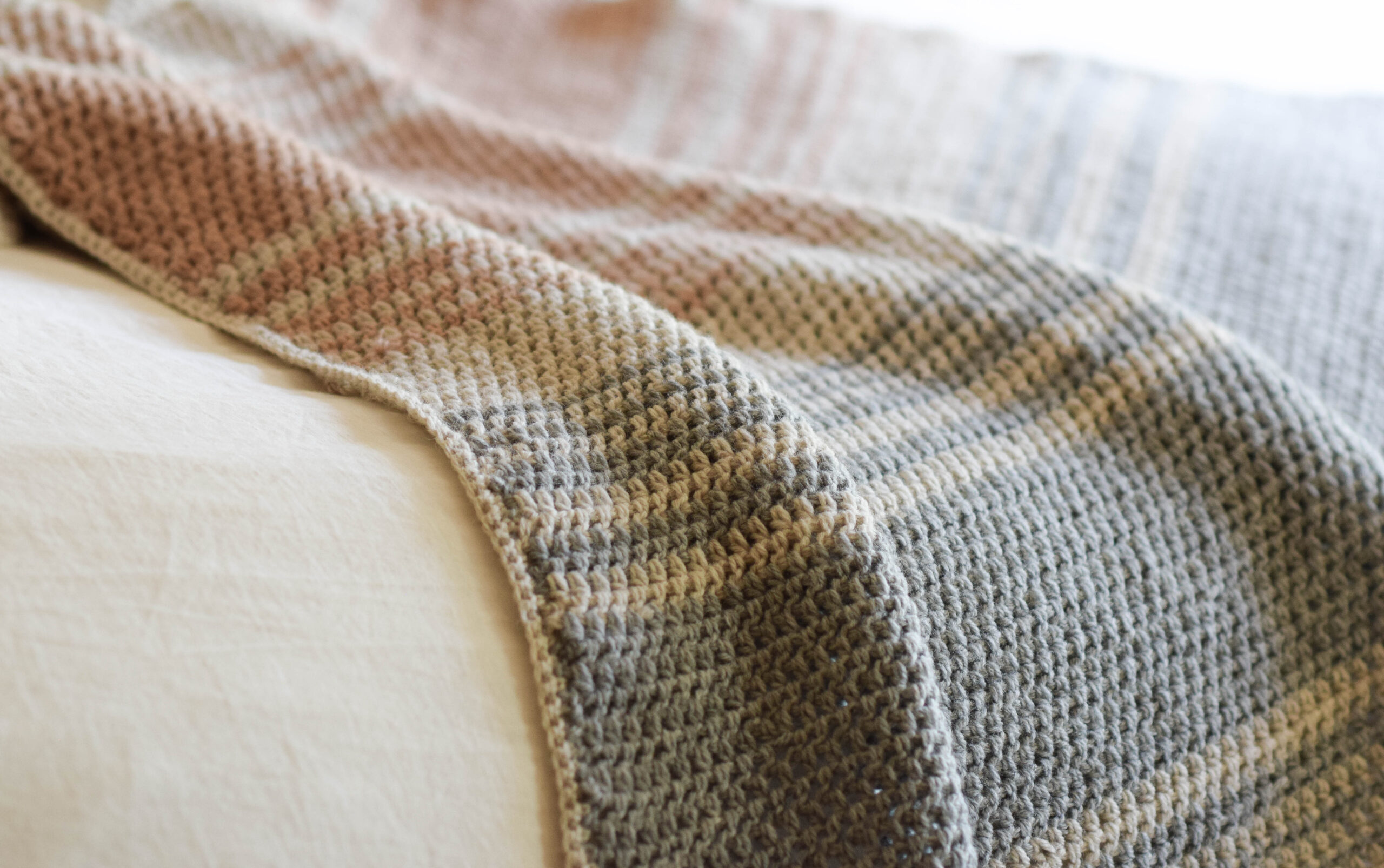 How To Make A Wool-Ease Thick & Quick Simple Striped Afghan