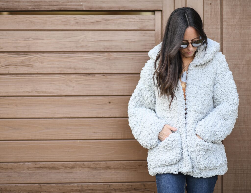 diy sherpa coat