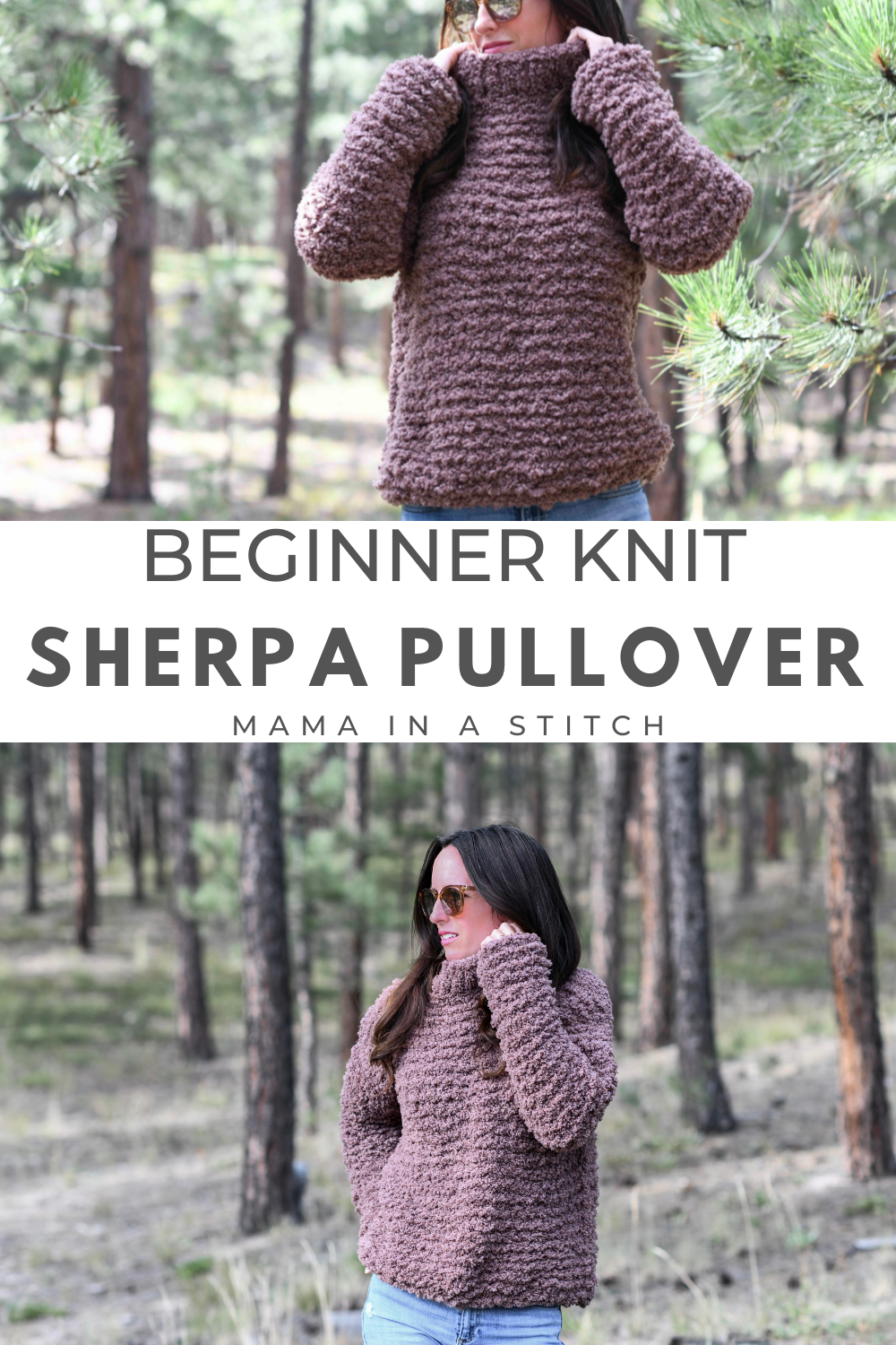 Cozy Sherpa Pullover Knitting Pattern