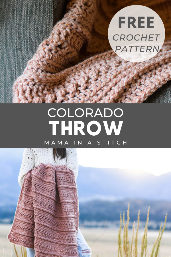 Crochet Blanket Pattern Colorado Throw