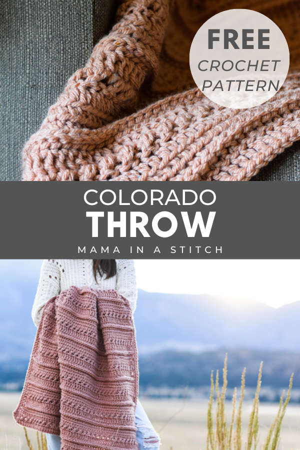 How to Crochet the Mountain Mama Textured Blanket - This Pixie Creates