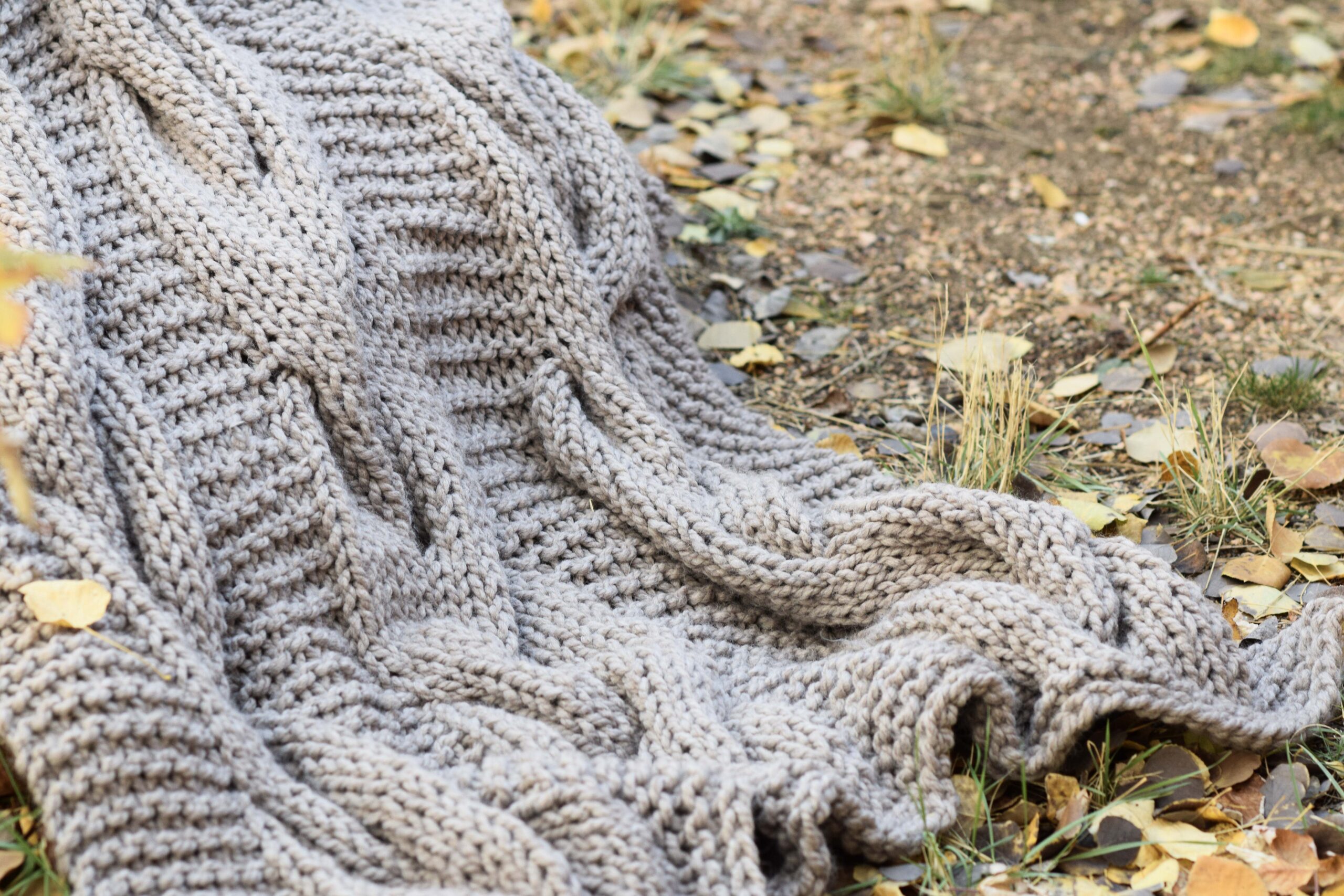 Cable Knit Blanket Pattern – Mama In A Stitch