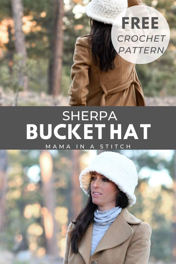 Crochet Bucket Hat Pattern (Sherpa)