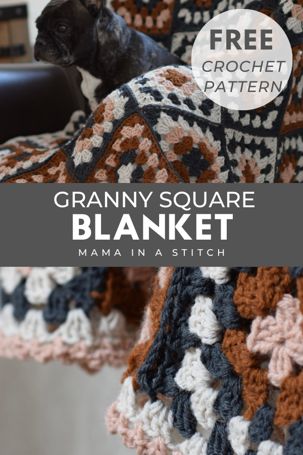 Granny Square Blanket Pattern – Mama In A Stitch