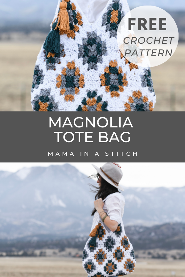 Magnolia Granny Square Bag Crochet Pattern