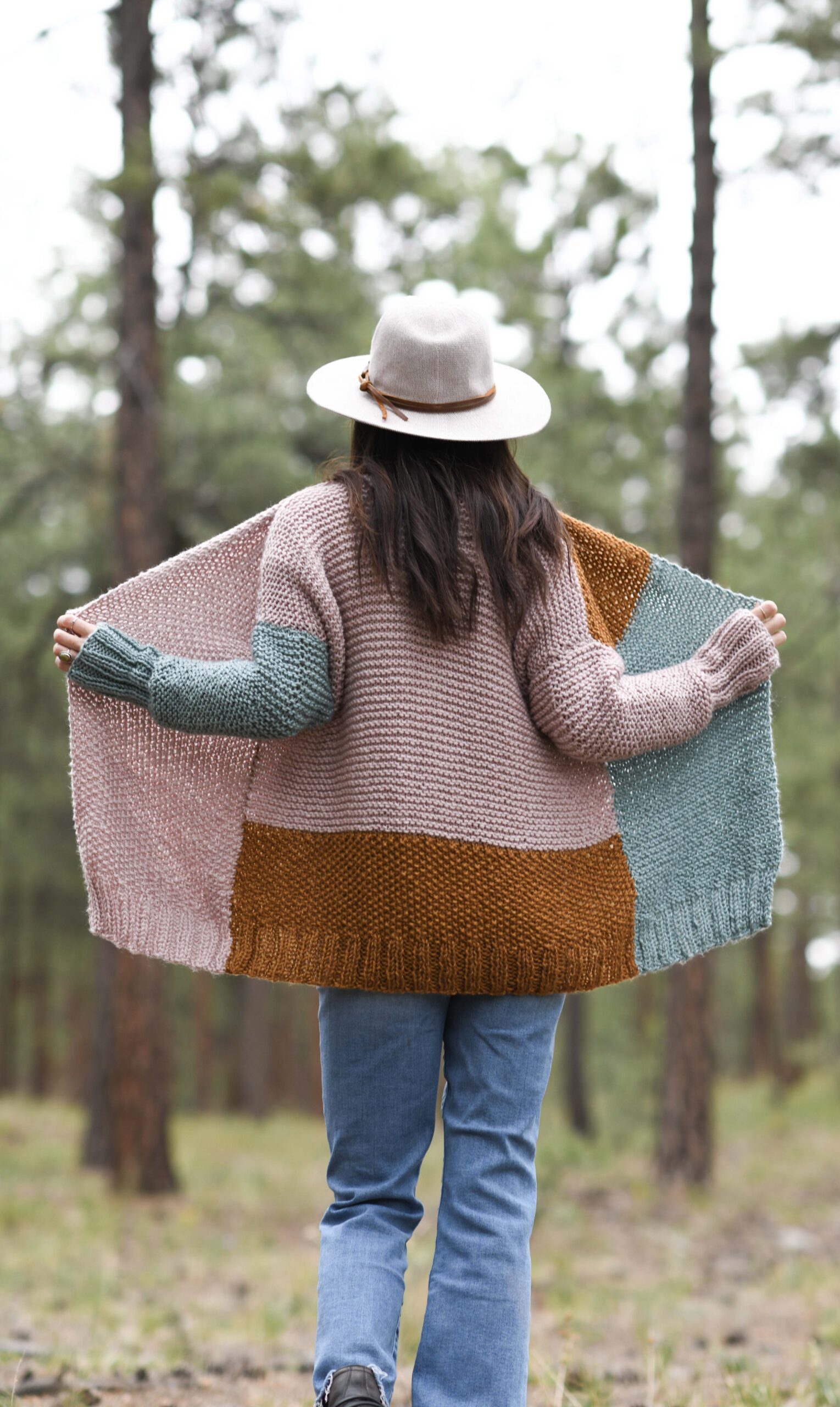 Comfy Colors Cardigan Knitting Pattern – Mama In A Stitch