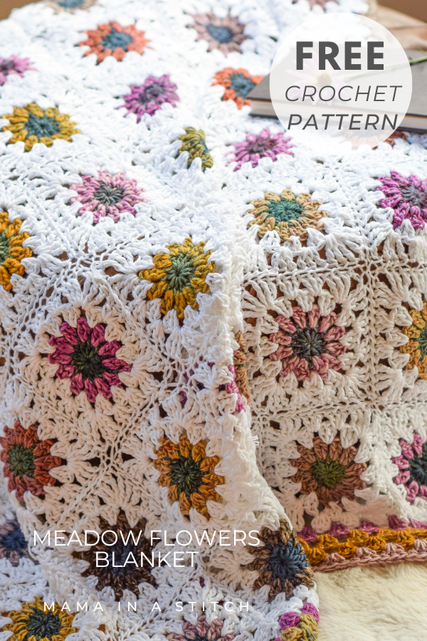 How to Make a Crochet Flower Granny Square + Free Pattern