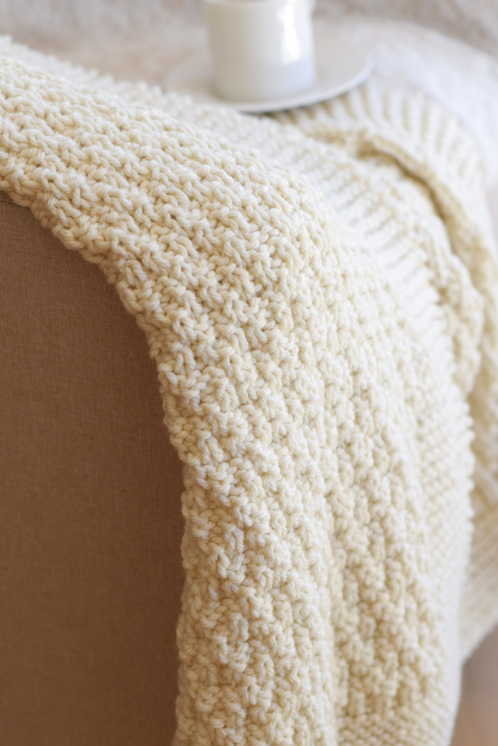 CHUNKY WOOL KNIT BLANKET KIT : How to make the most insanely beautiful  chunky knit blanket in the history of ever