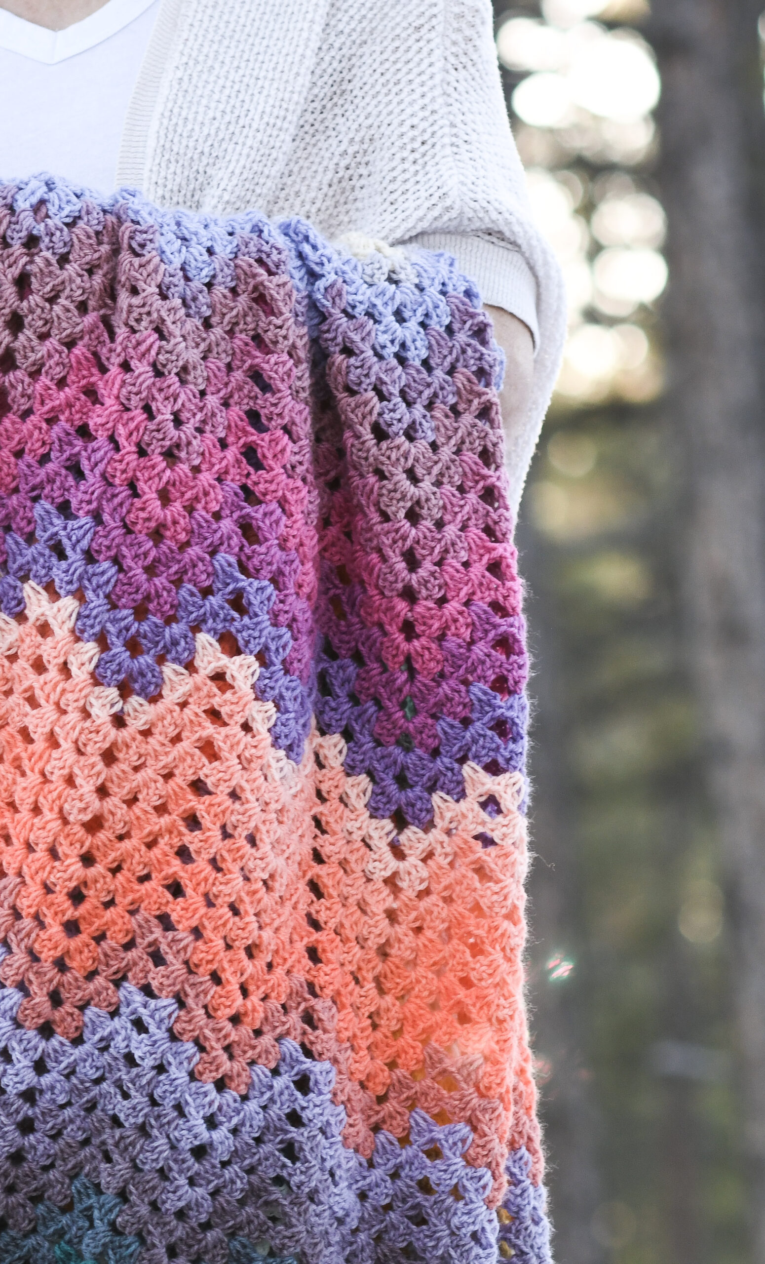 Alpenhaus Ripple Moss Stitch Blanket – Mama In A Stitch