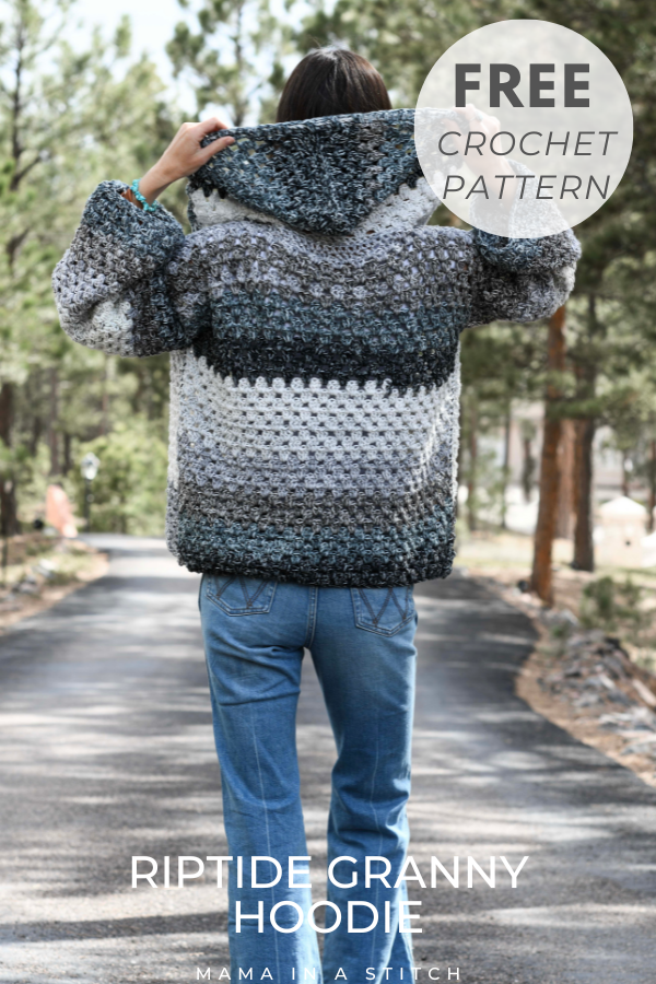 Riptide Granny Hoodie Crochet Pattern