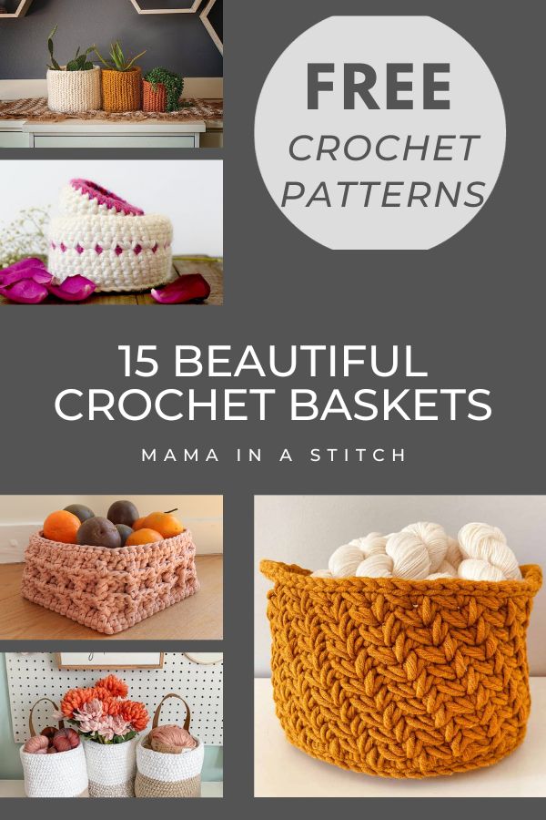 Chunky Crochet Basket Tutorial with Super Bulky Yarn / Ned & Mimi 