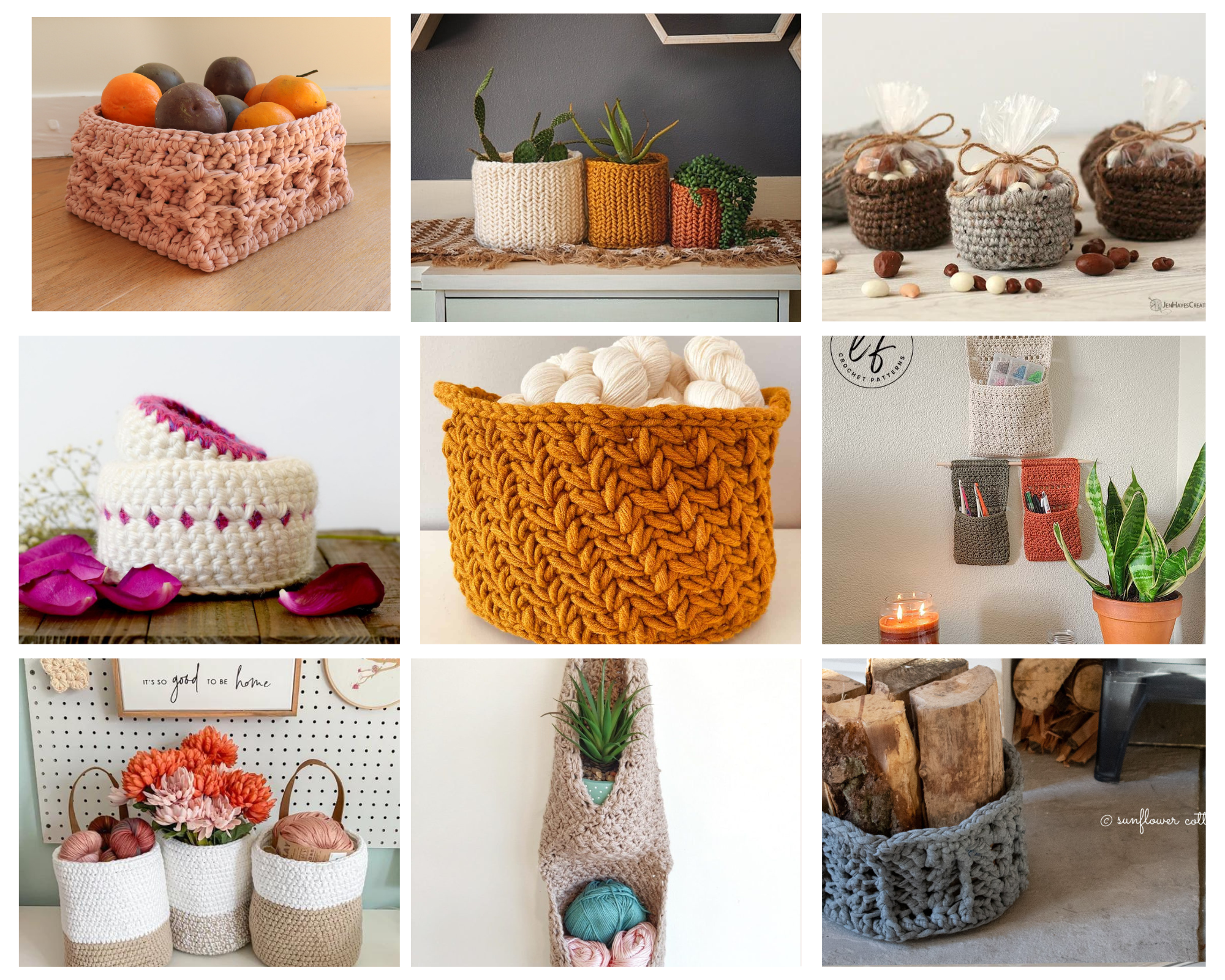 15 Storage Crochet Basket Patterns to Make - Get Organized - A More Crafty  Life