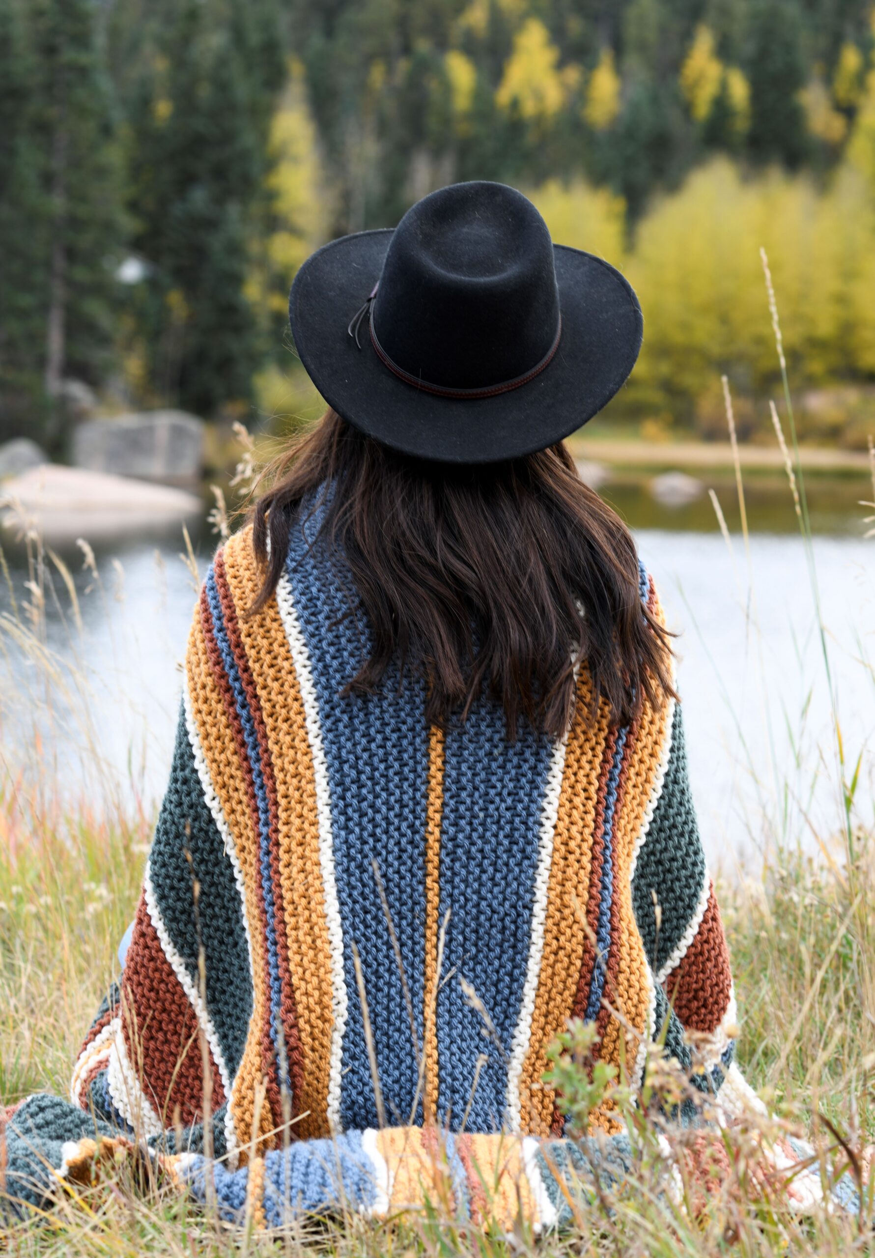 Yellowstone Easy Striped Knit Blanket Pattern – Mama In A Stitch