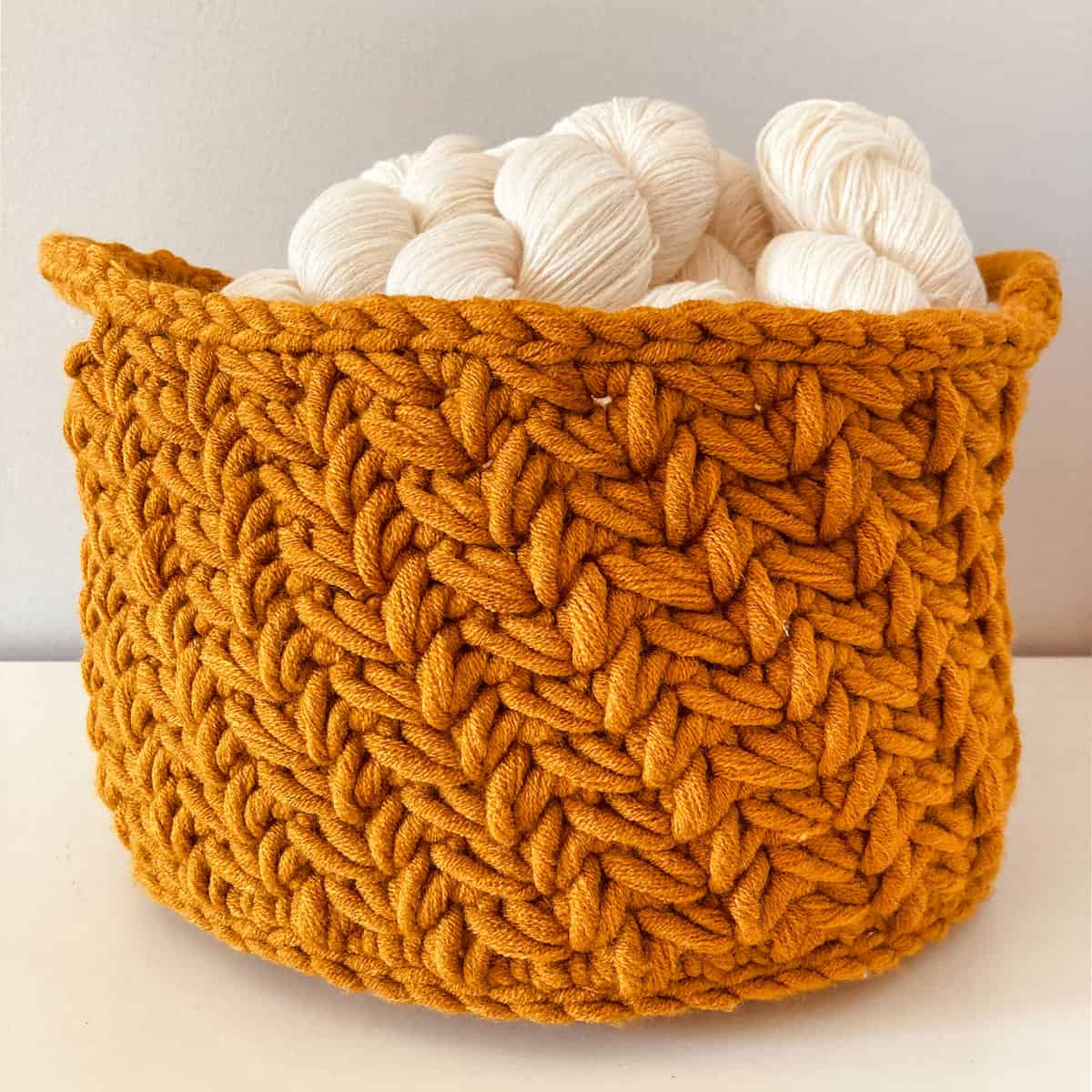Chunky Crochet Storage Basket