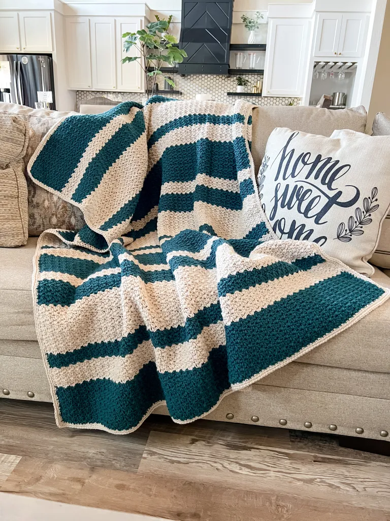 Book Nook Tunisian Throw Crochet Pattern - Ambassador Crochet