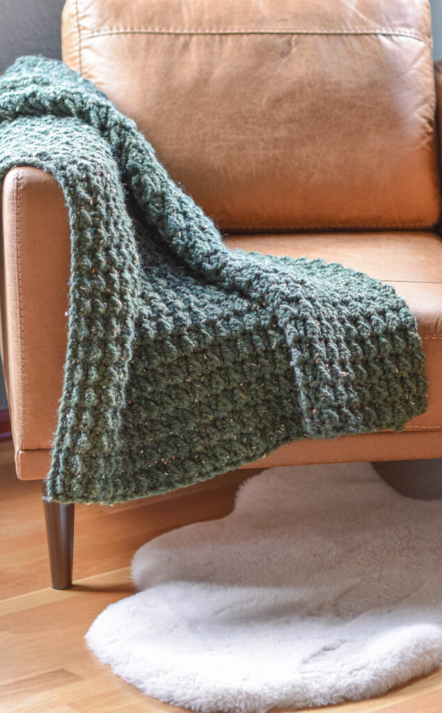 Easy Chunky Crochet Blanket