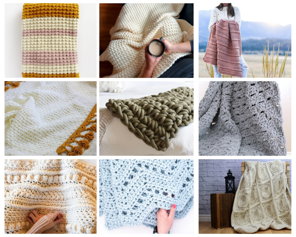 Crochet Extra Thick and Creamy Throw - Daisy Farm Crafts