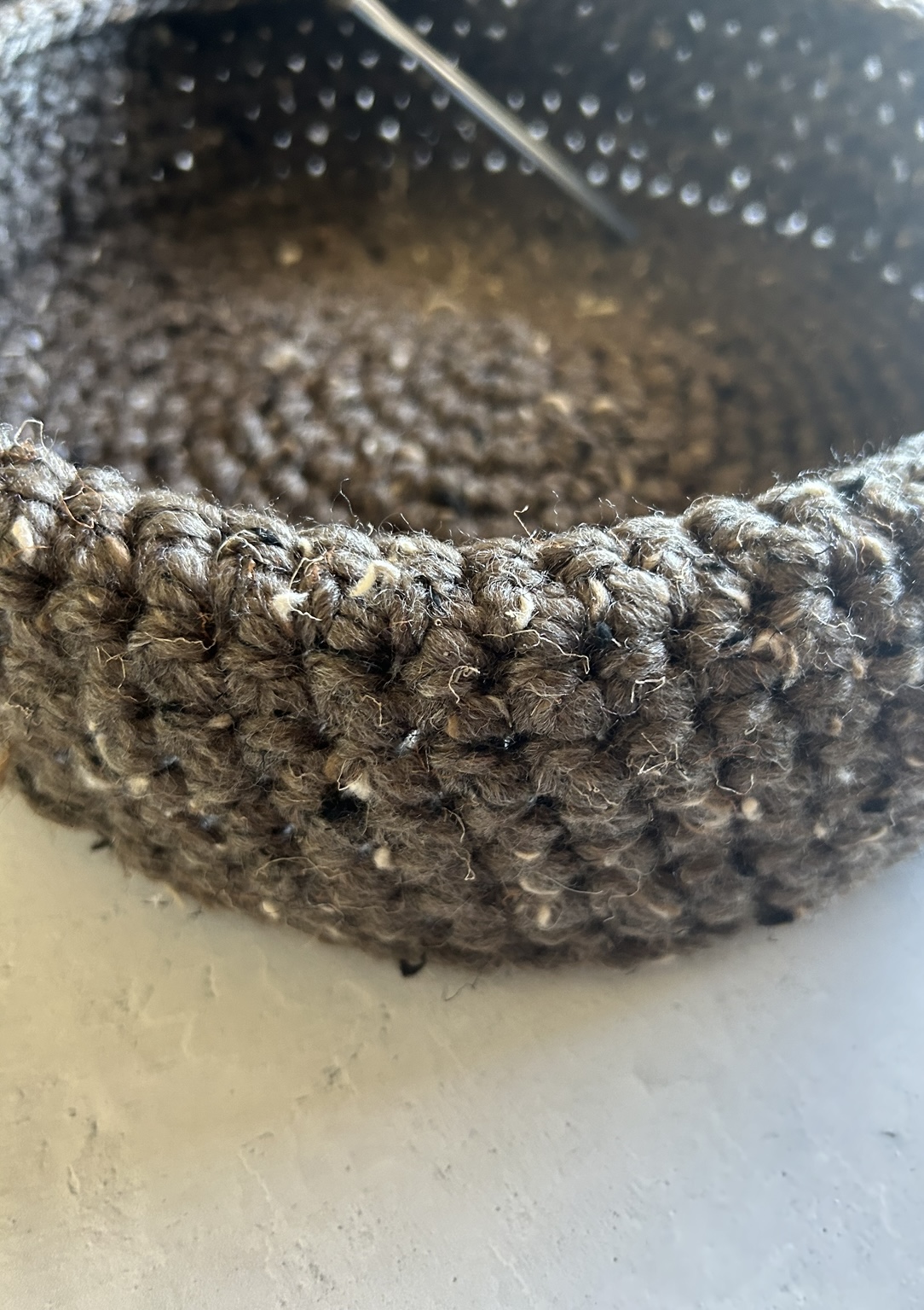 Chunky Round Crochet Basket Tutorial For Beginners [Starlight Basket] 