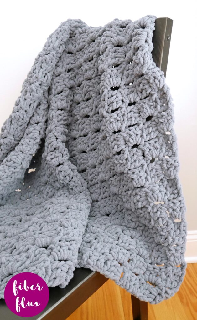Blanket Yarn Chunky Crochet Blanket Pattern