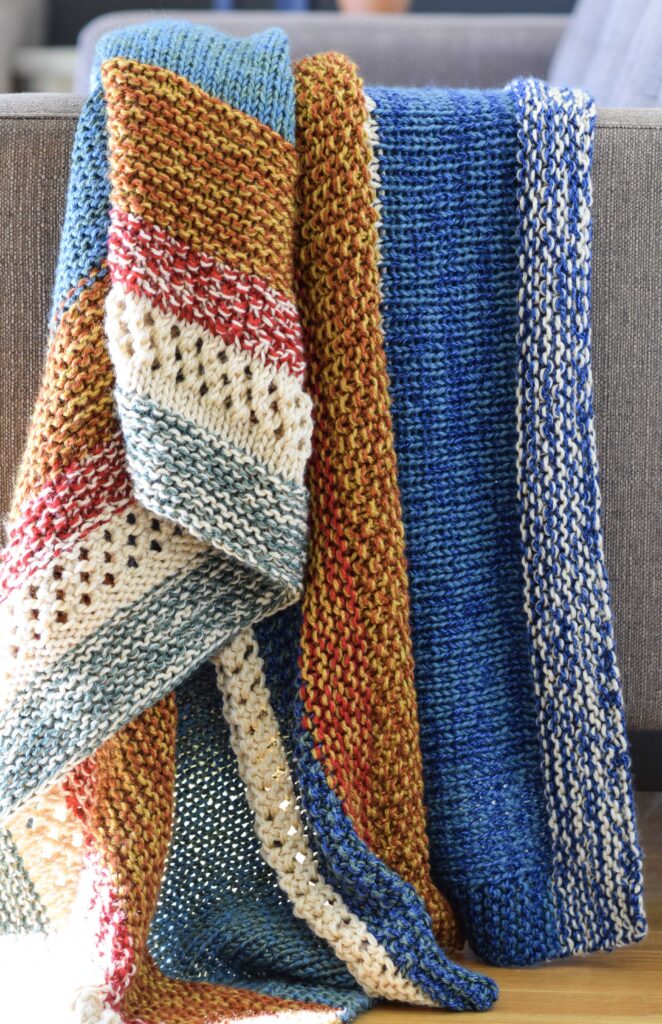 Stash Buster Blanket Knitting Pattern 