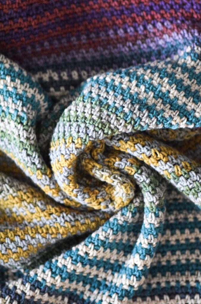 Mandala Yarn Crochet Blanket Pattern