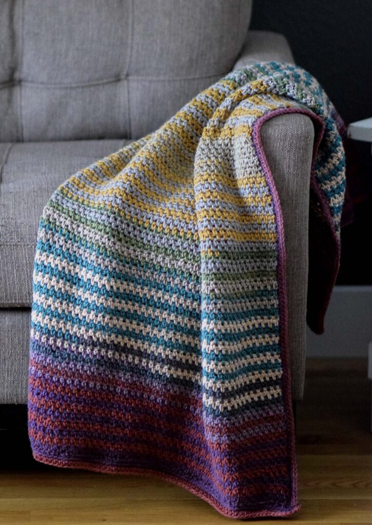 Crochet Blanket Made With Mandala 