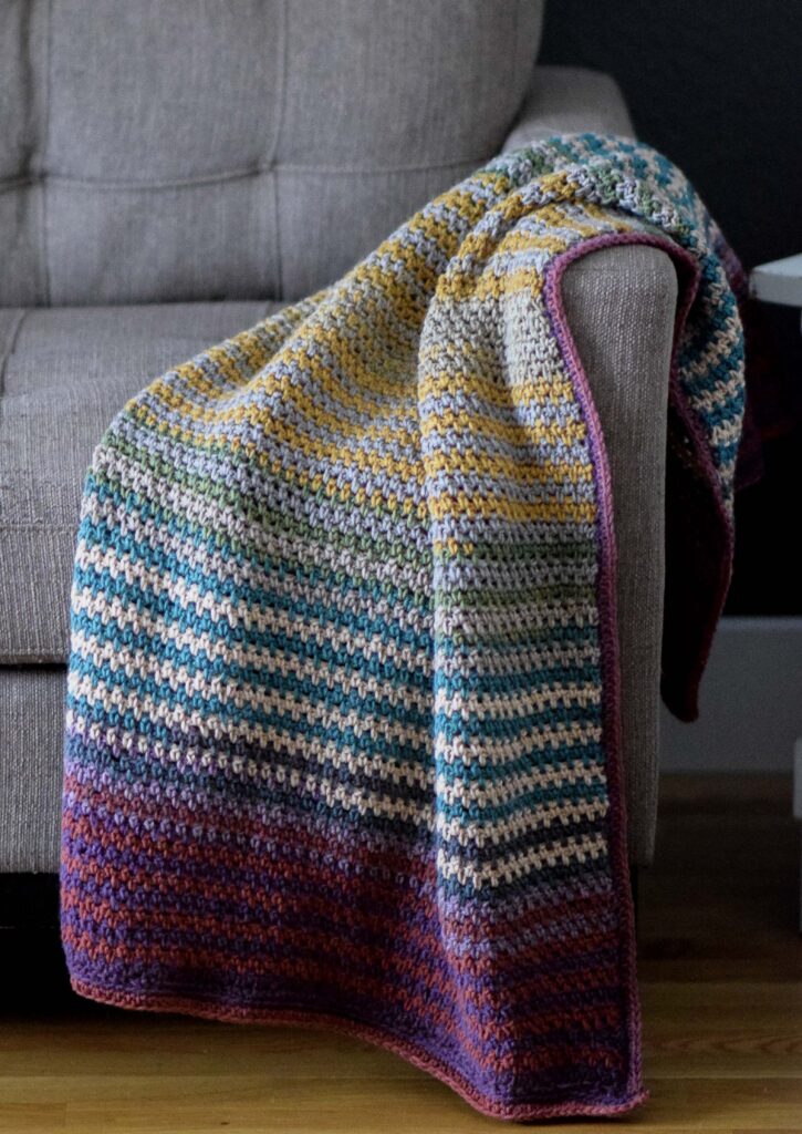 Crochet Blanket Made With Mandala