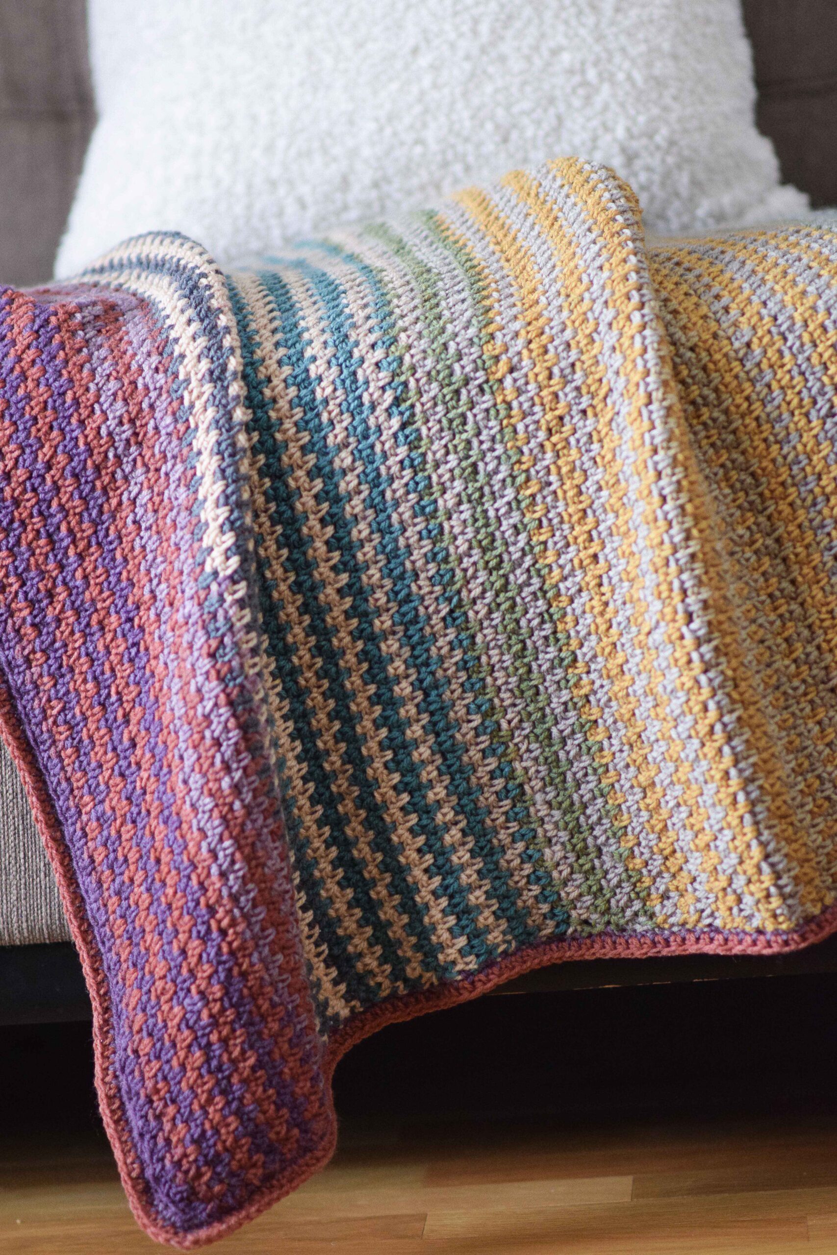 Folklore Mandala Yarn Blanket Crochet Pattern