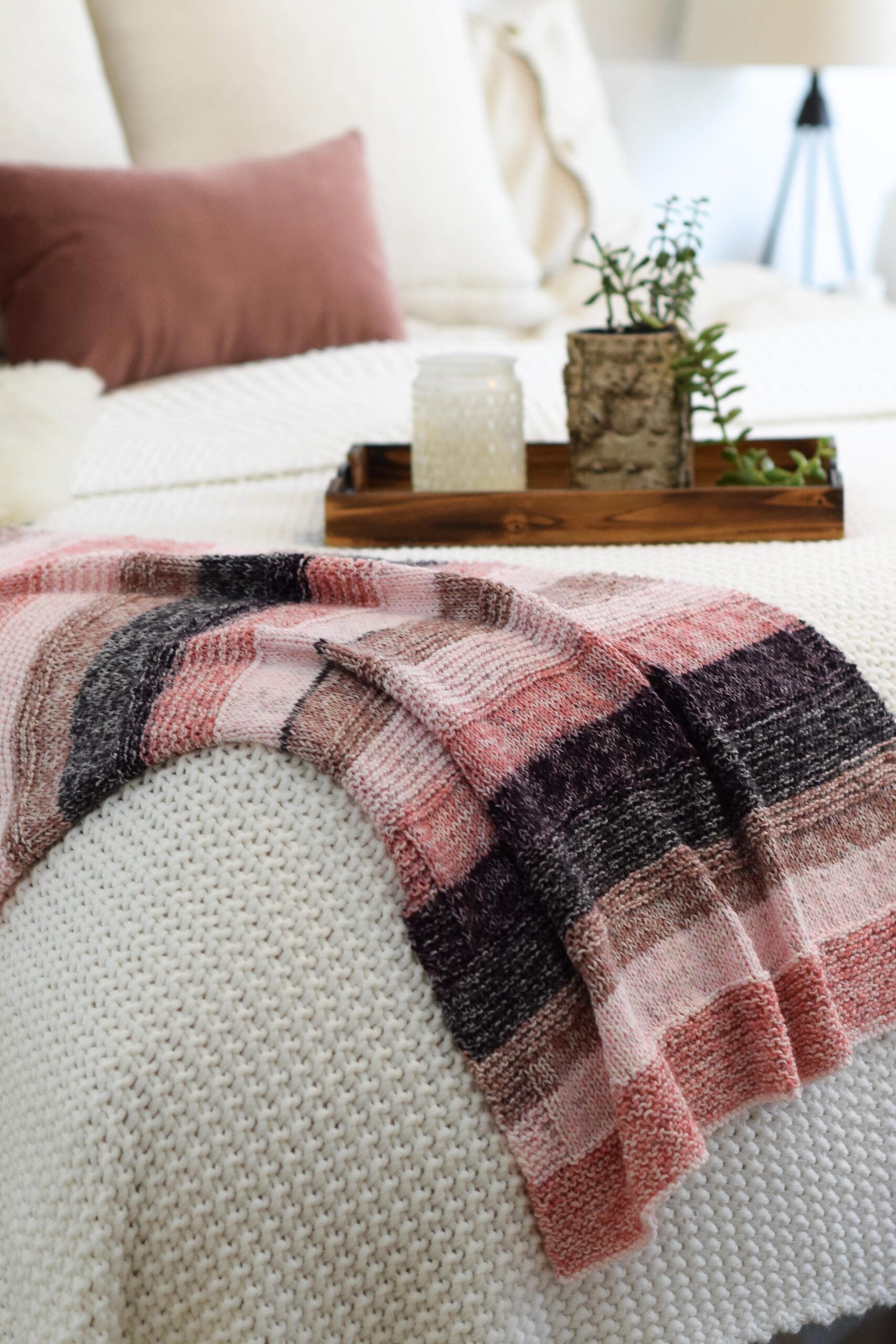 How To Knit A Blanket – Painted Sky Throw
