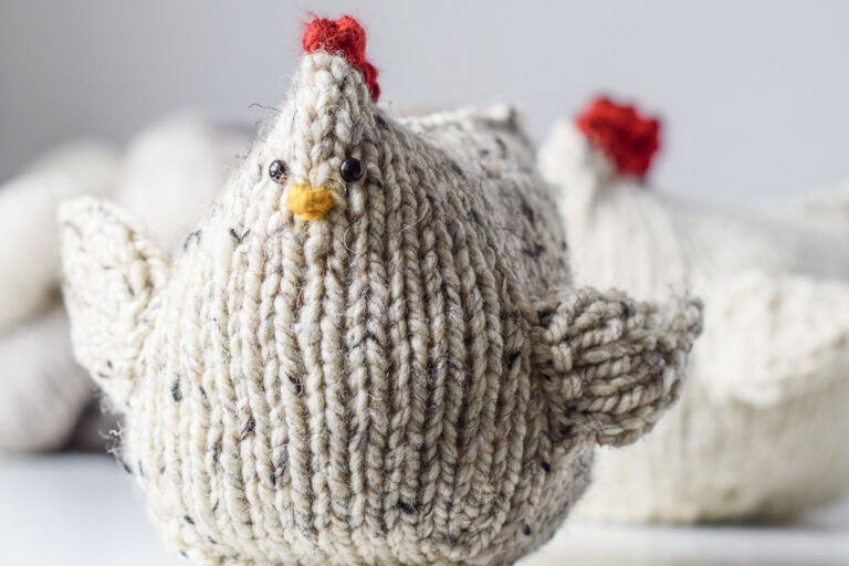 Poppy Chicken Knitting Pattern