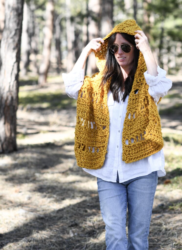 Hooded Scarf Crochet Pattern