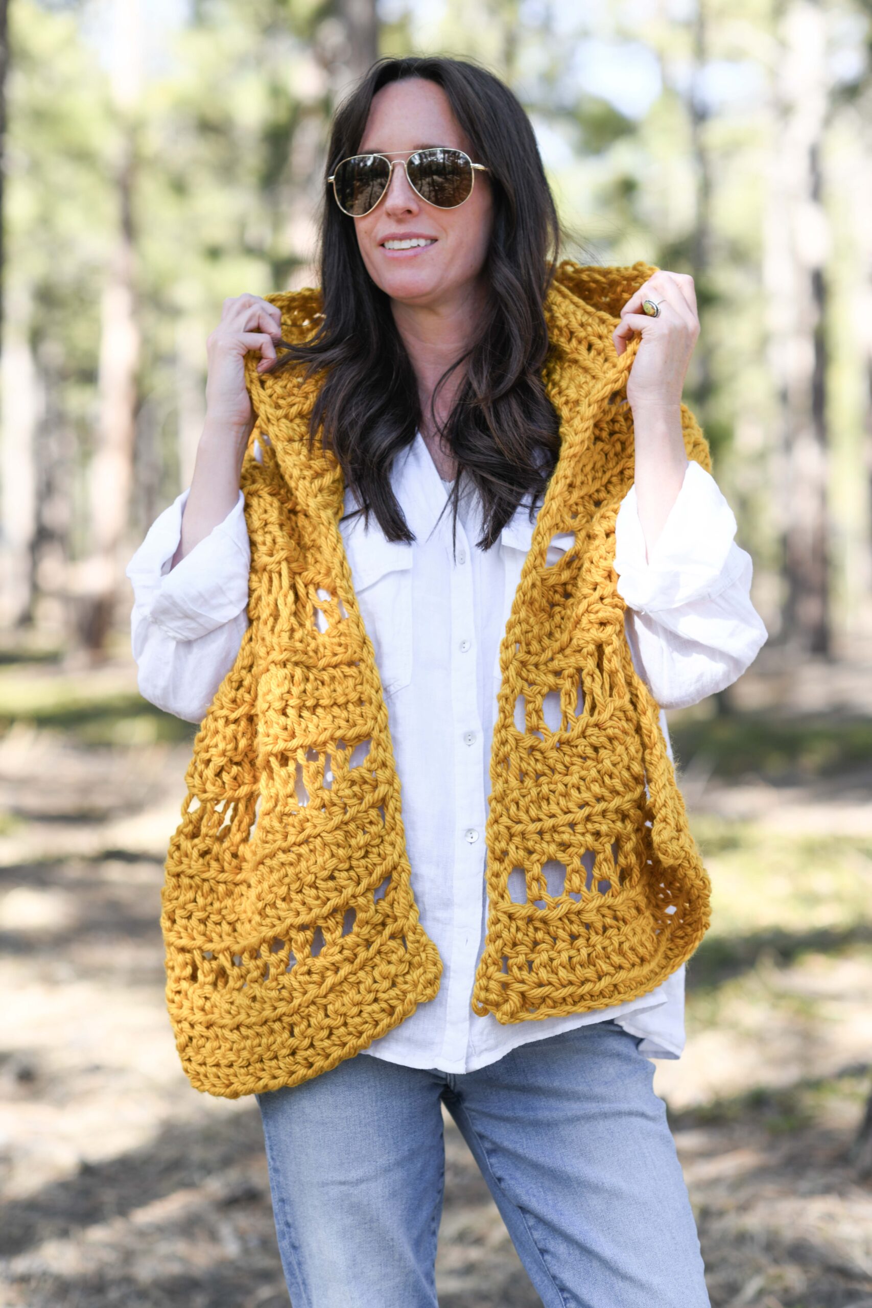 Hooded Scarf Crochet Pattern – Mama In A Stitch