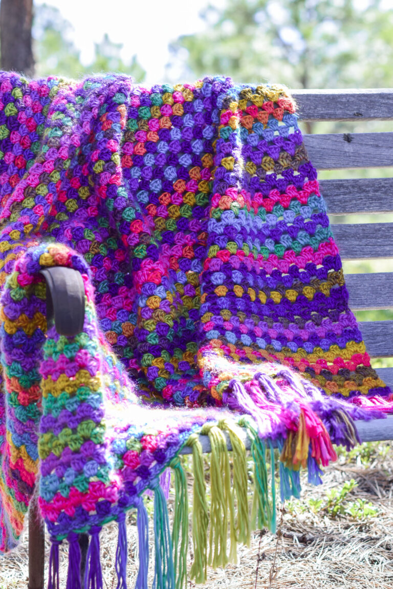 Fiesta Picnic Blanket Crochet Pattern