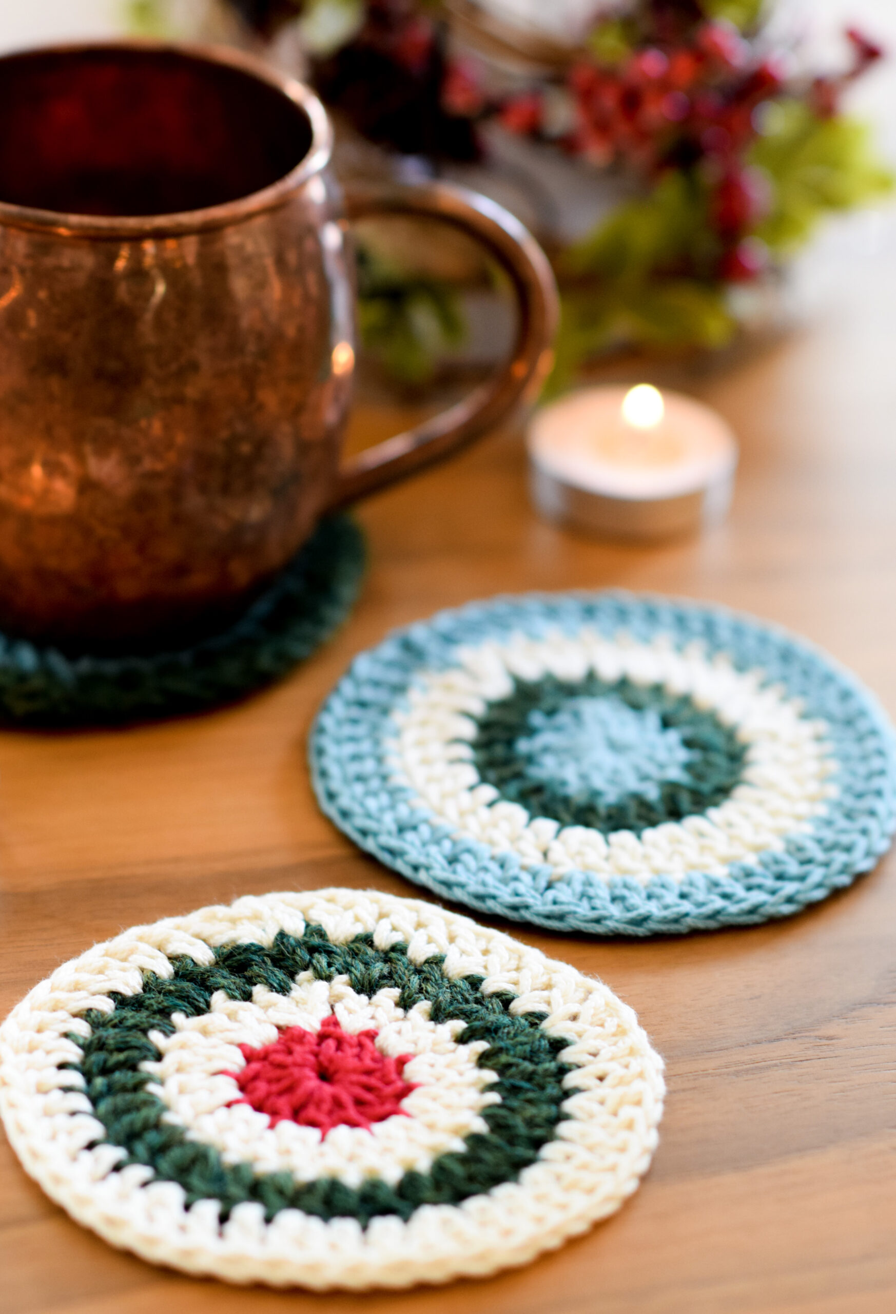 Christmas Coasters Crochet Pattern